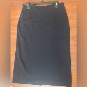 MaxMara W Pencil Skirt, Midi, Color Black, Size  6 - S/M (40)